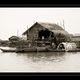 schwimmendes Dorf im Tonle Sap