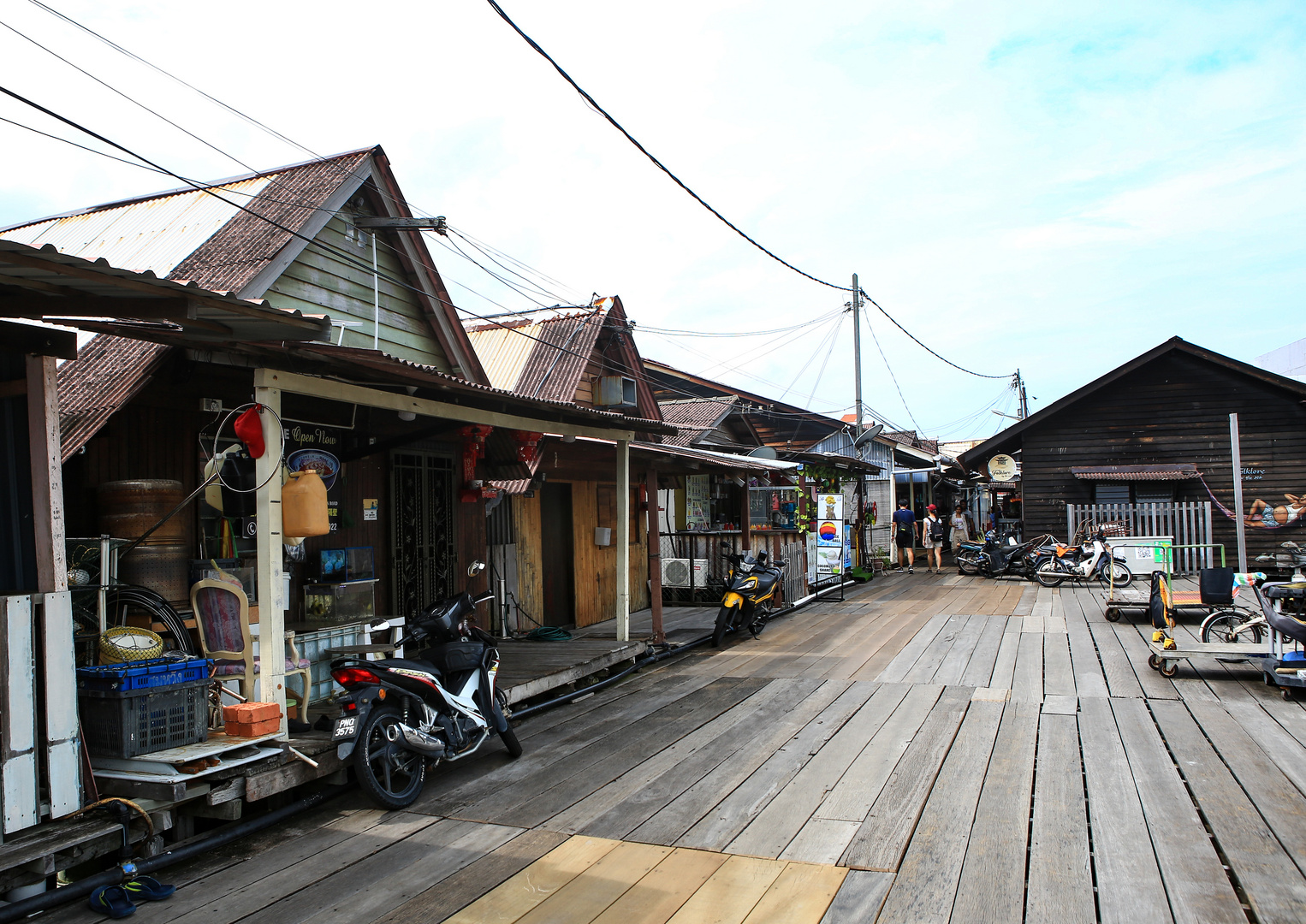 Schwimmendes Dorf in Penang