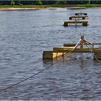 Schwimmkörper der Gierseilfähre