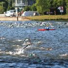 Schwimmstart Datev Challenge Triathlon Roth