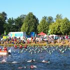 Schwimmstart Datev Challenge Triathlon Roth