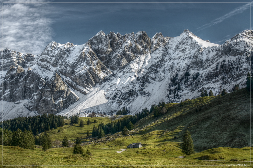 schwiss mountains as pseudo hdri