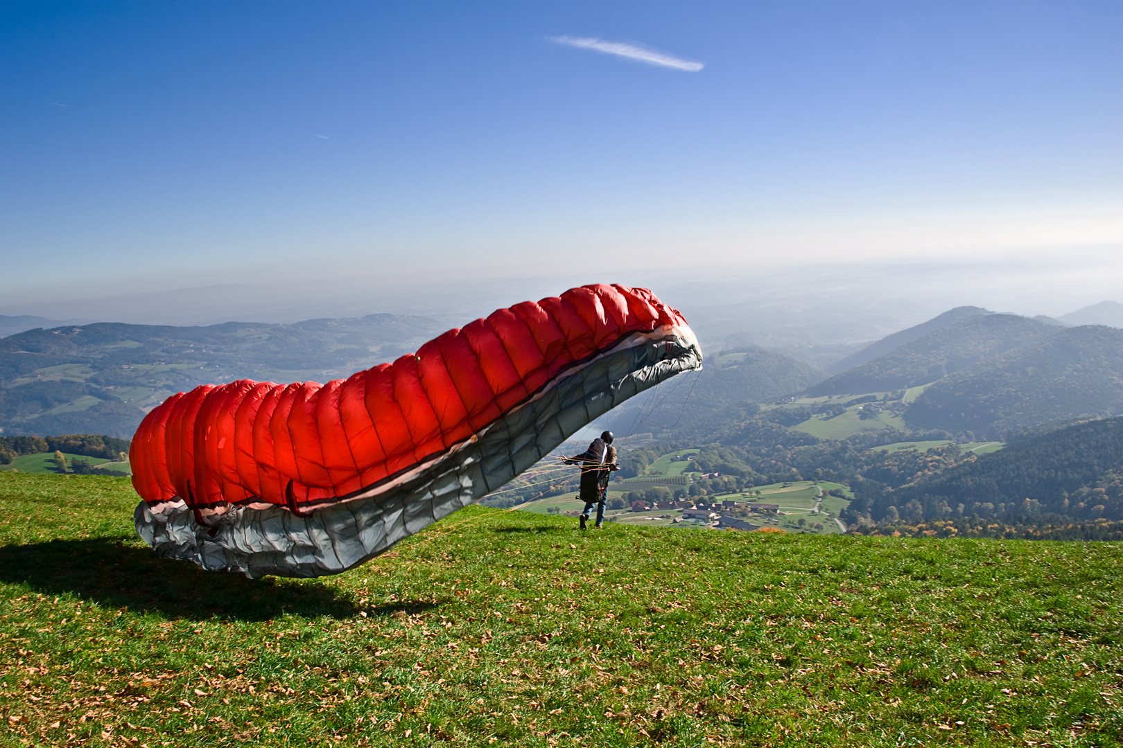 Schwung holen für den Start