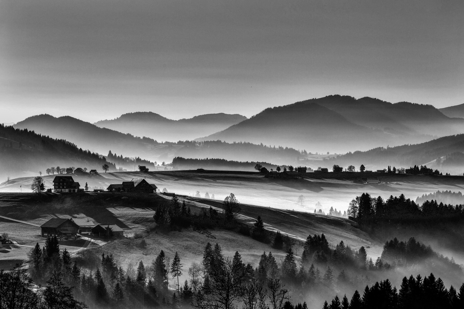 Schwyzerland im Dunst