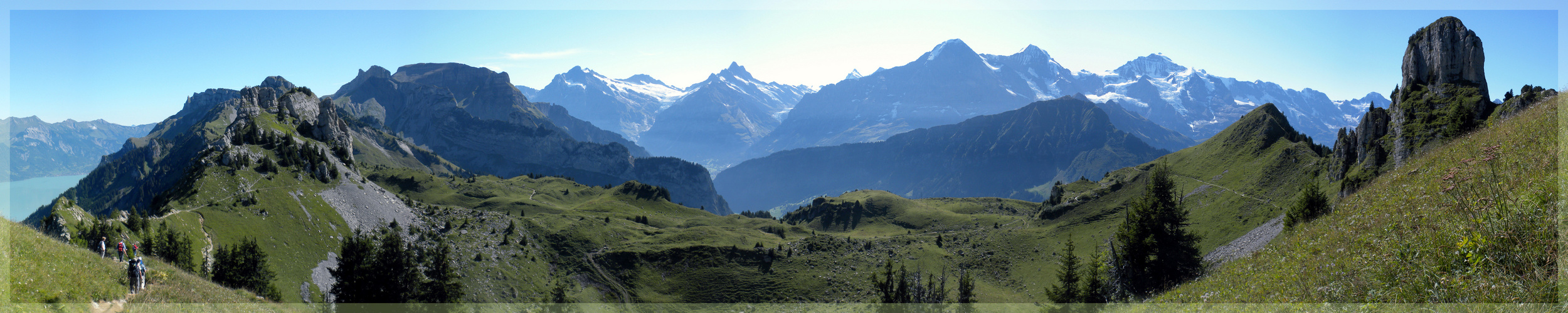 Schynige Platte mit Eiger, Mönch und Jungfrau