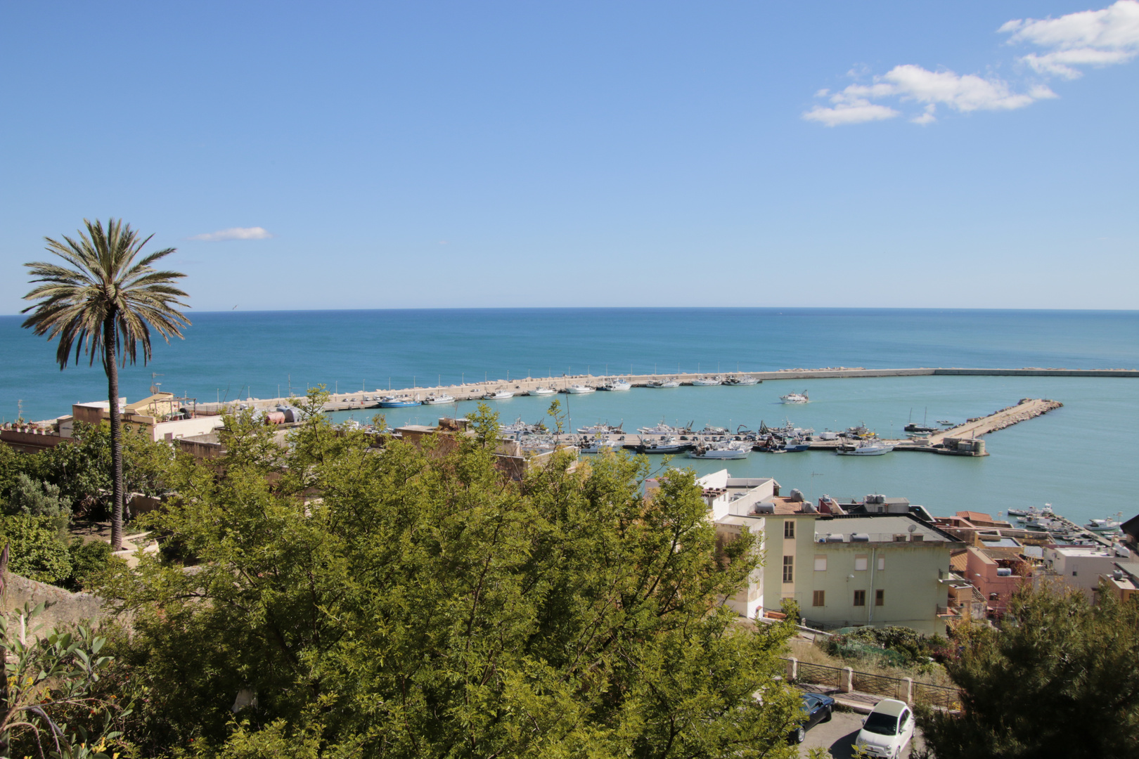 Sciacca - Blick auf den Hafen