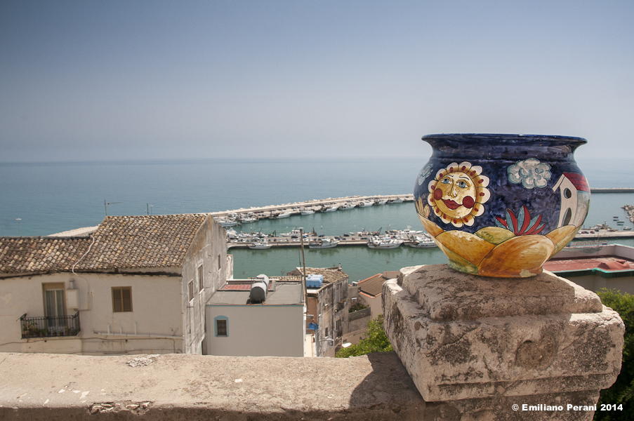 Sciacca, vista sull'Africa.