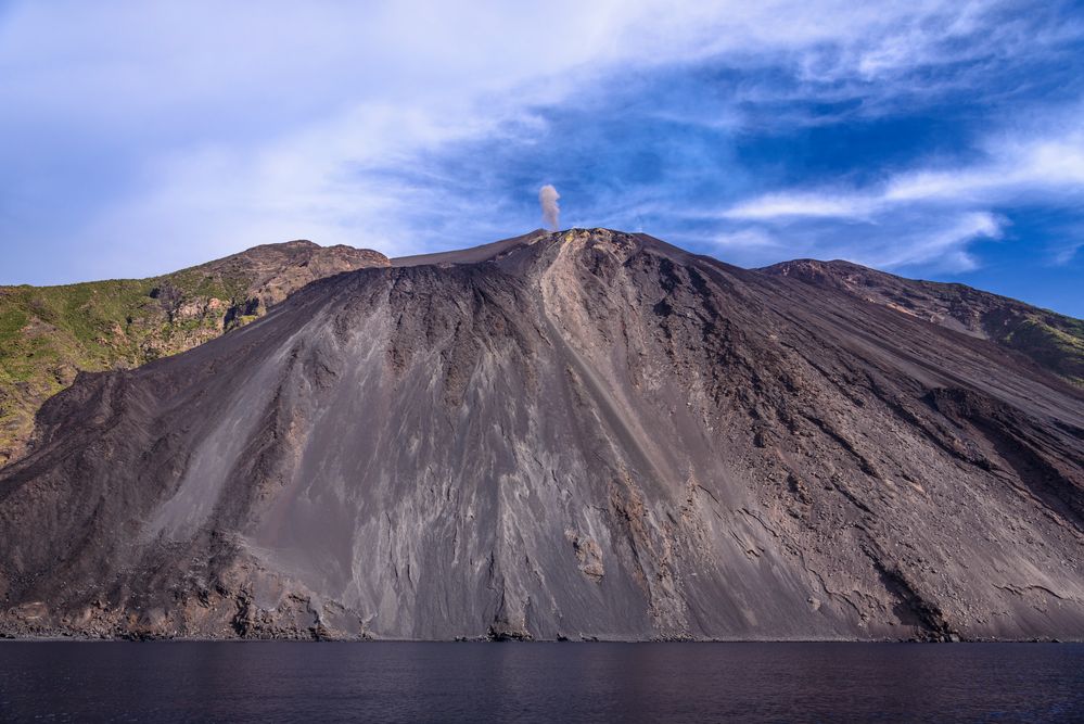 Sciara del Fuoco, Stromboli, Liparische Inseln, Sizilien