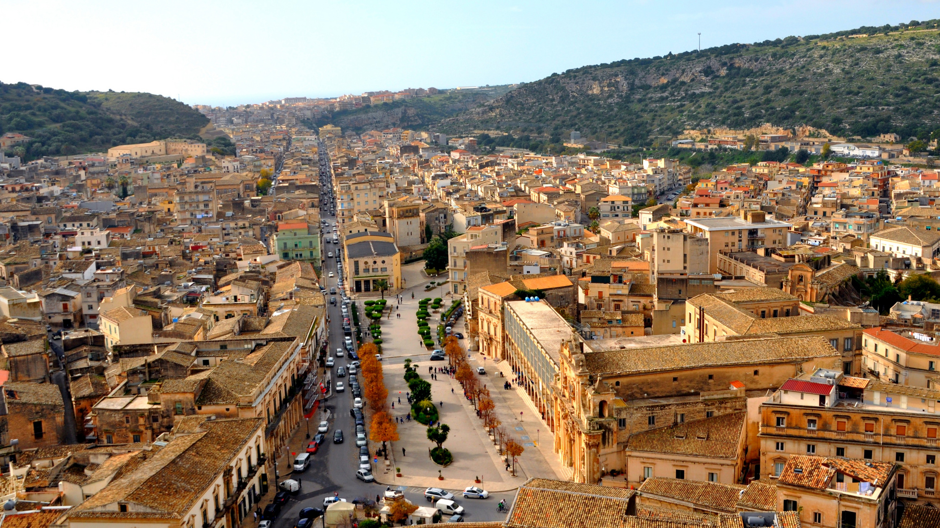 Scicli panorama &quot;piazza Italia&quot; Foto Immagini scicli promozione Foto