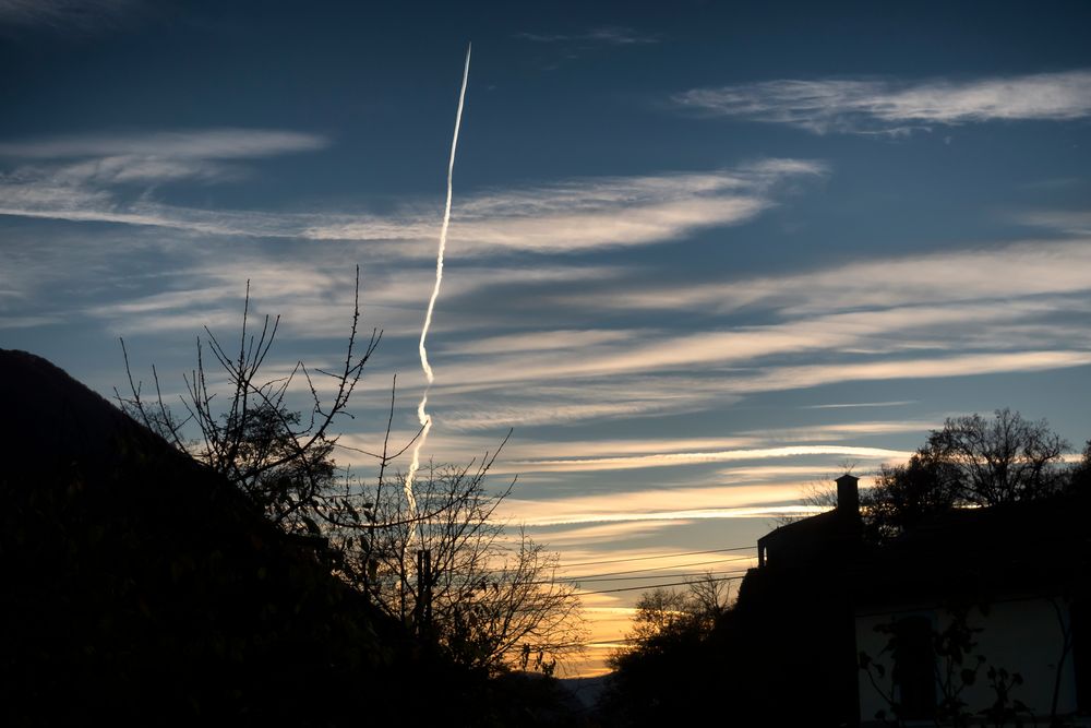 Scie al tramonto