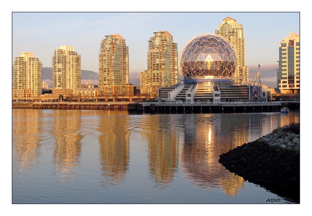 Science World - at sunset