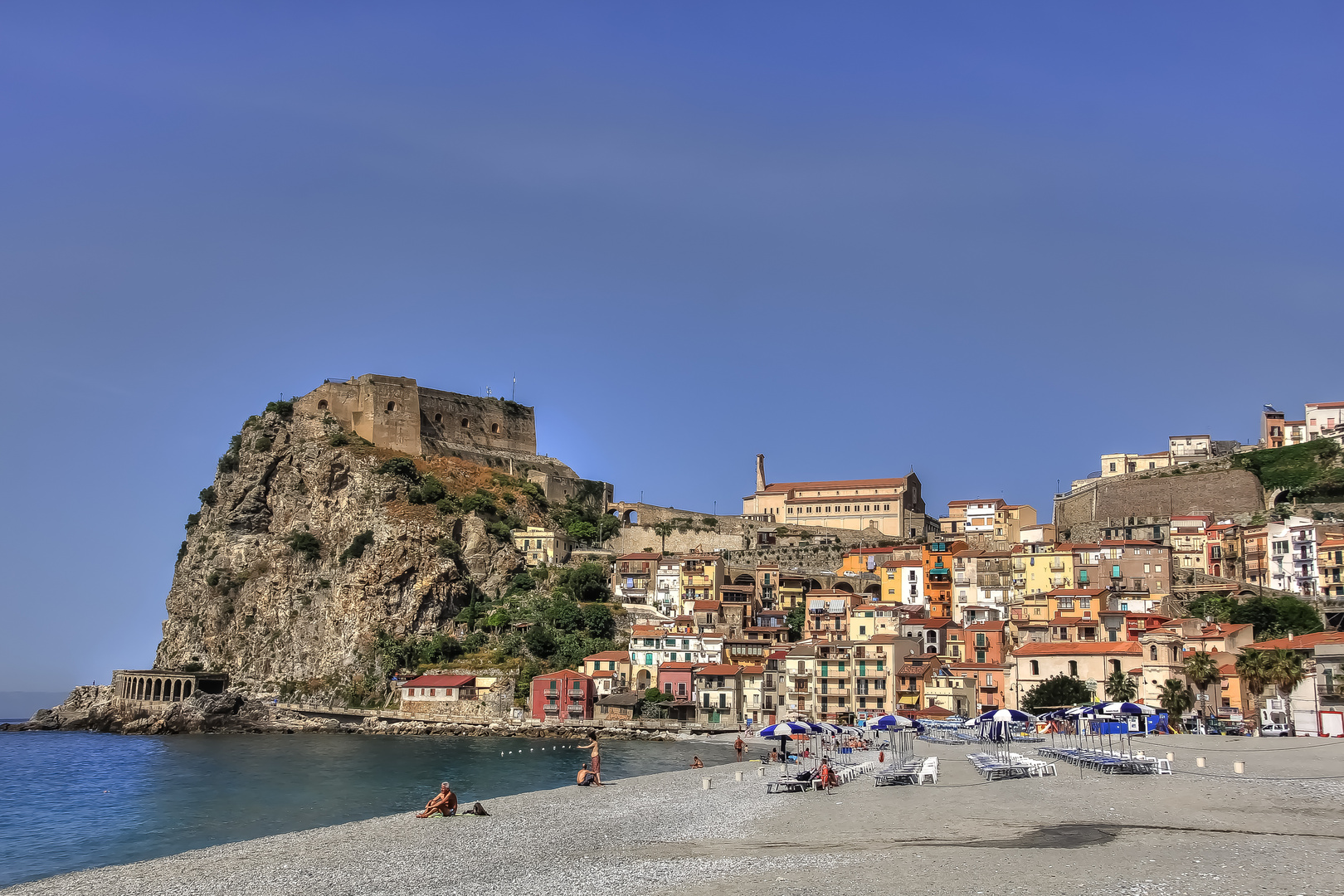 Scilla mit Castello Foto & Bild europe, italy, vatican city, s marino