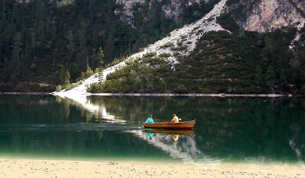 scivolando sull'acqua