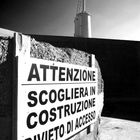 Scogliera in costruzione