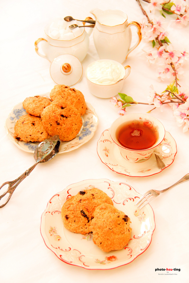 Scones mit Rosinen