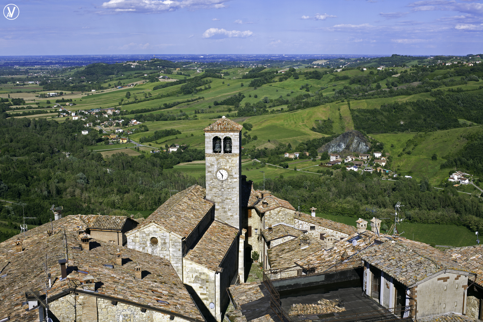 Scorcio dalla torre (Vigoleno)