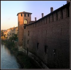 Scorcio del castello scaligero