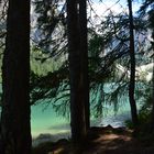 Scorcio del lago di Braies