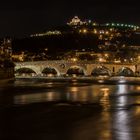 Scorcio di Verona di notte