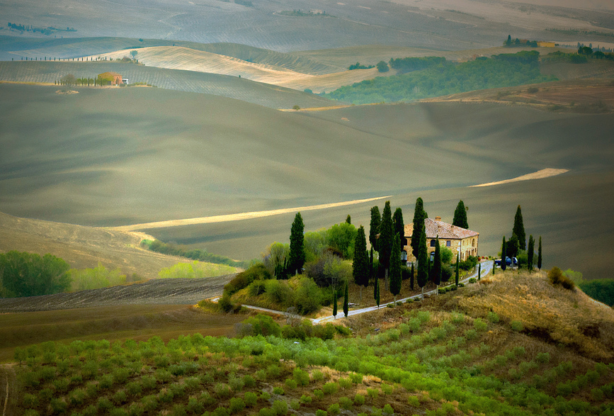 Scorcio in val d'Orcia