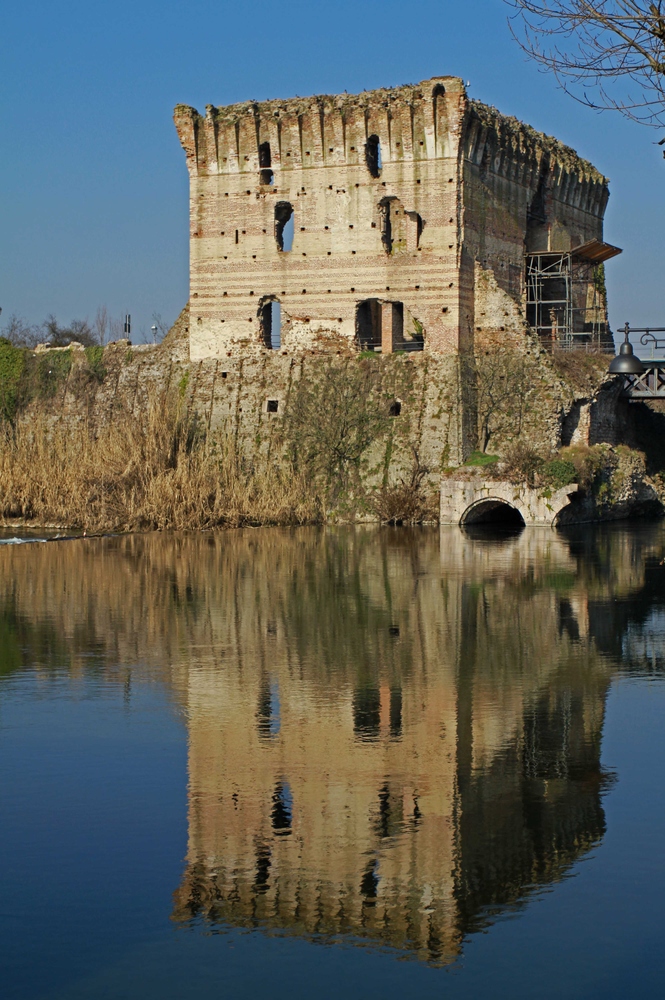 Scorcio rubato a Borghetto di Valeggio sul Mincio, VR (I). Luogo molto romantico