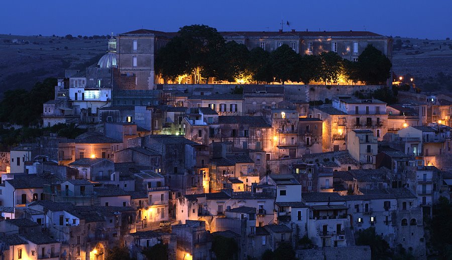 Scorcio serale di Ragusa Ibla