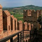 Scorcio sulle mura del castello