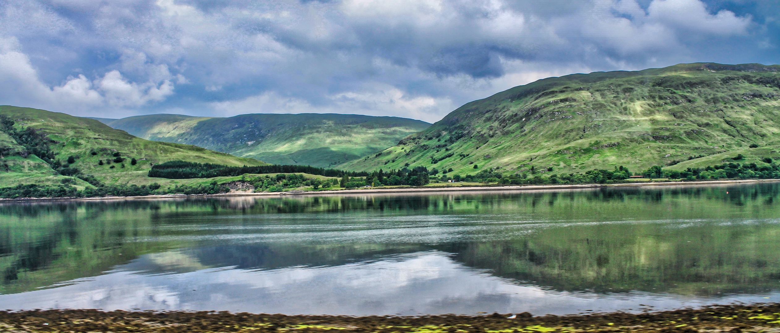 Scotland lake panorama