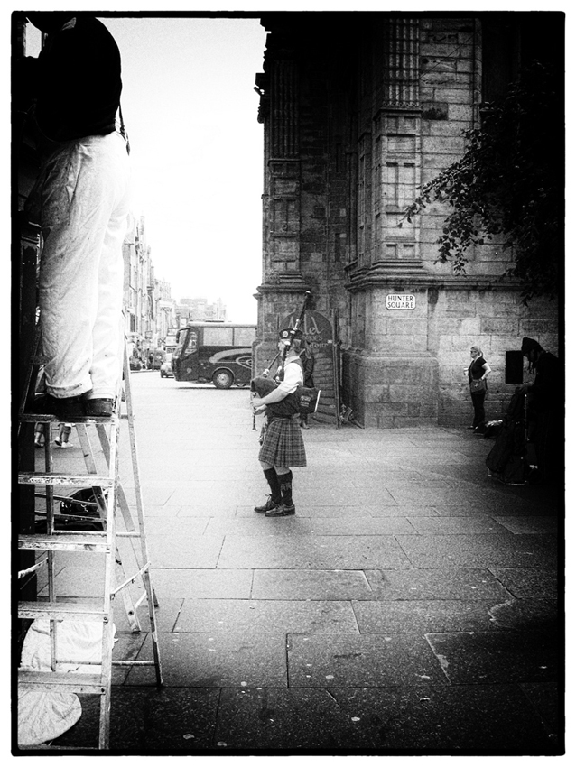 scottish view - street performance