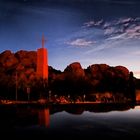 Scottsdale Boulders and Church at sunrise