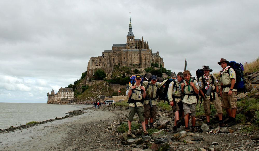 Scouts St. Peter Spellen bei Mount Saint Michelle