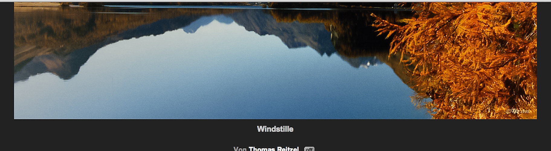 screenshot: TR's "Windstille"