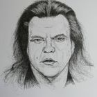 Scribble Portait in Gedenken an Meat Loaf