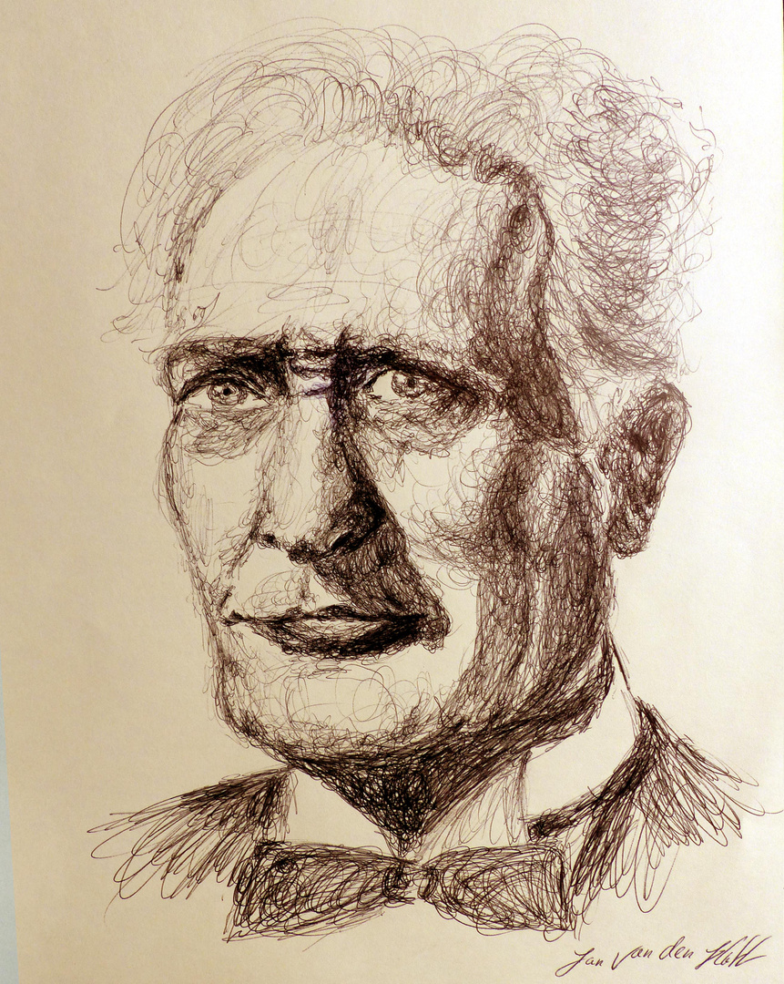 Scribble Portrait Hans Albers