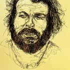 Scribble Portrait von Bud Spencer