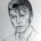 Scribble Portrait...in Gedenken an David Bowie