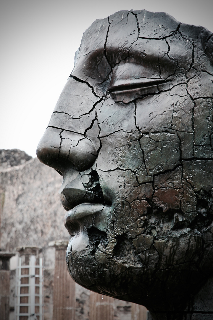 Sculpture By Igor Mitoraj in Pompeii