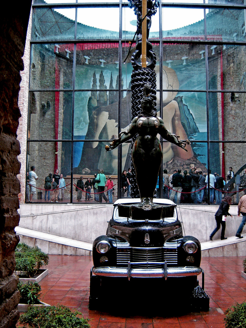 Sculpture, Dalí's Cadillac With a 'Hood Ornament', The Dalí Theatre-Museum