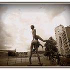 Sculpture l'envol de René Julien à Liège