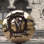 Sculpture "Sphere with Sphere" von Arnaldo Pomodoro