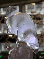 Sculpture sur glace