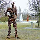 Sculpturen im Businesspark Niederrhein - The Iron Man