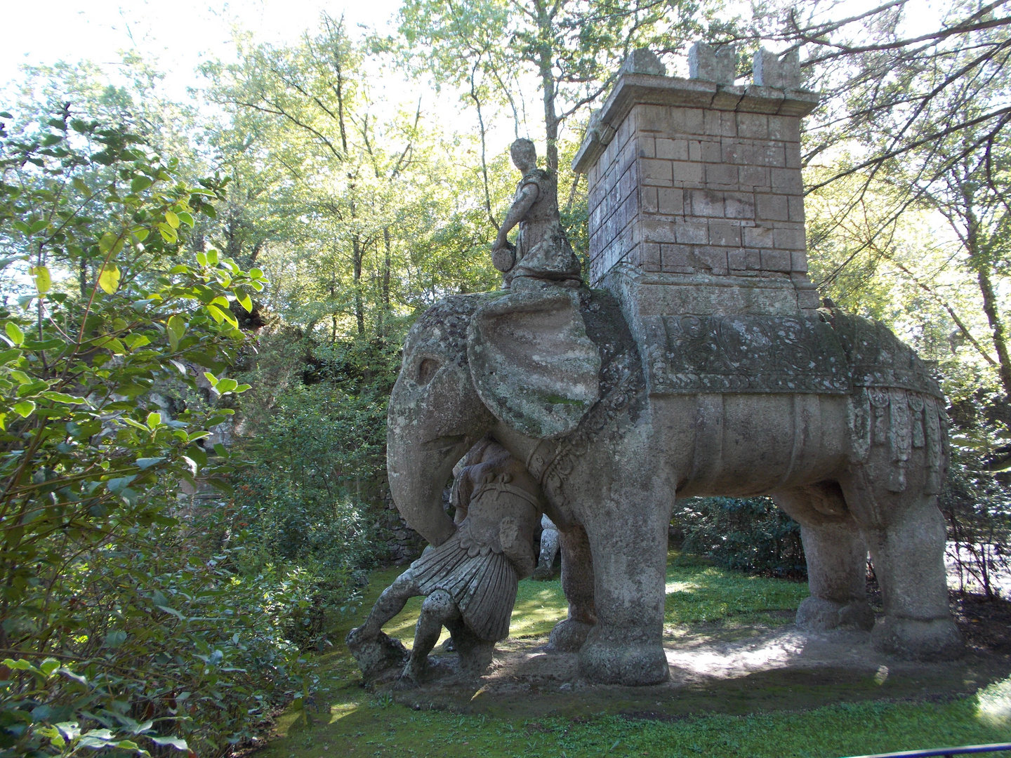 scultura in pietra a Bomarzo