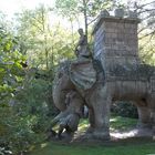 scultura in pietra a Bomarzo