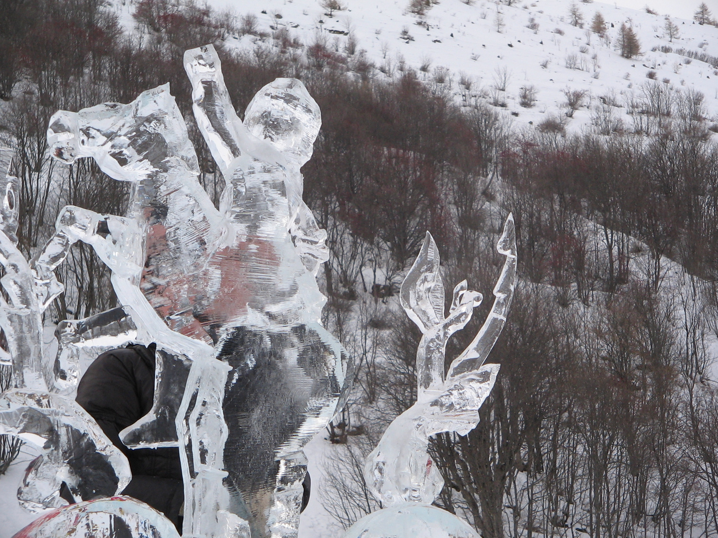 SCULTURE SUR GLACE