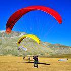 Scuola di parapendio.