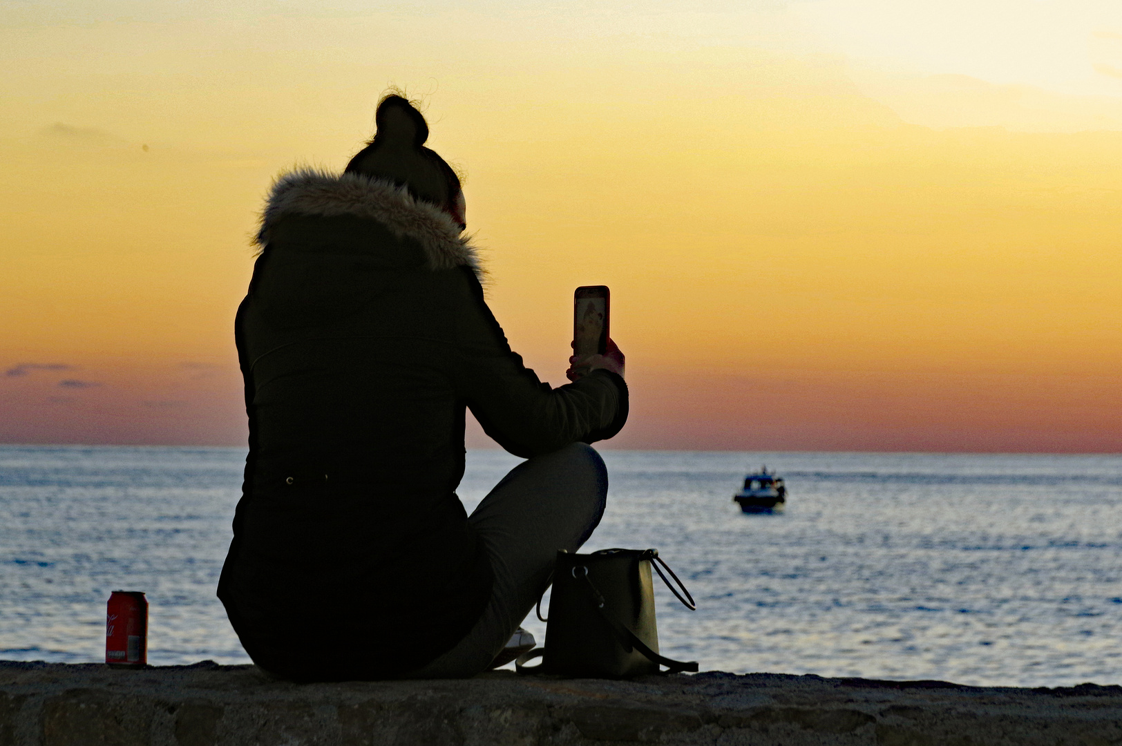 se faire une selfie ...pour passer le temps !!