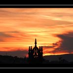 Se pone el Sol en Barcelona-Panoramic