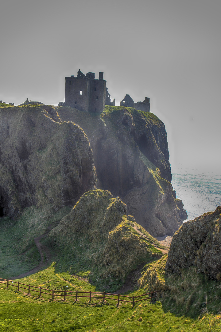 Sea and Mist at Dunnottar Castle