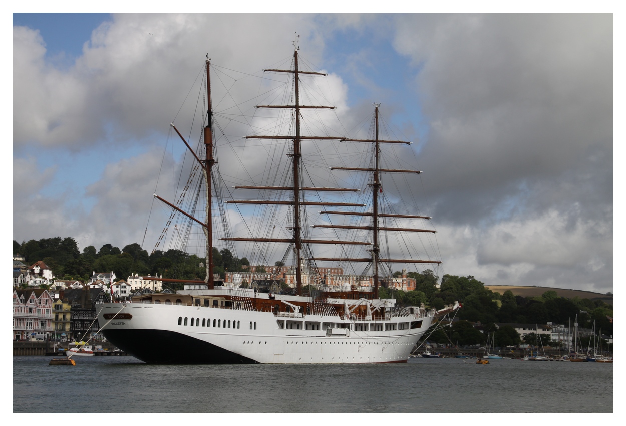 Sea Cloud II in Dartmouth